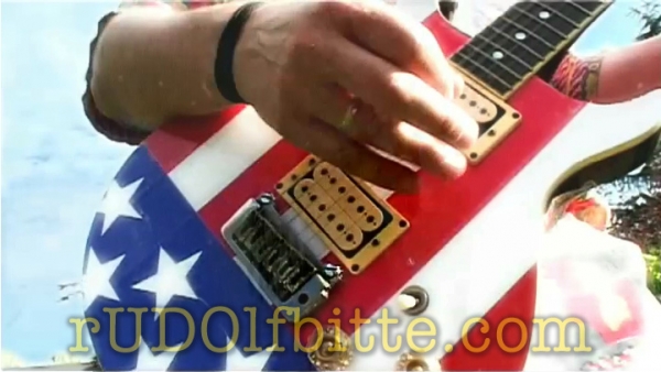 stars 'n' stripes guitar